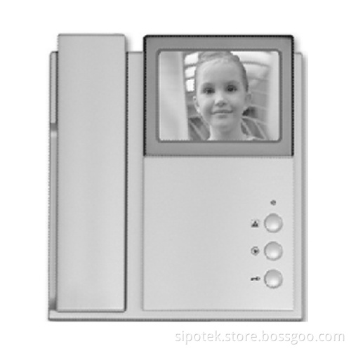 4 inch B/W & Color Indoor Unit that can Connect 2 Outdoor Units